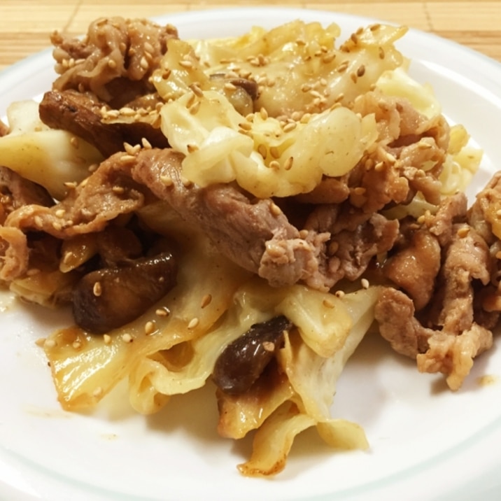 回鍋肉風！豚肉とキャベツの甘味噌炒め